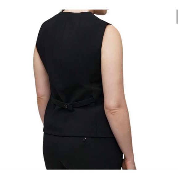 $128 NWT Madewell Cutaway long Button-Front Vest size 0 m4 - Picture 3 of 6